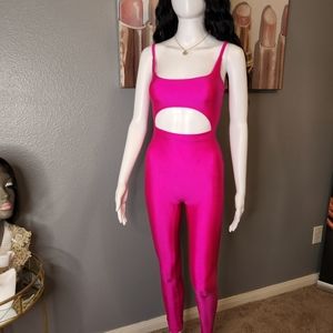 Fashion Nova, Xs, Fuchsia jumpsuit